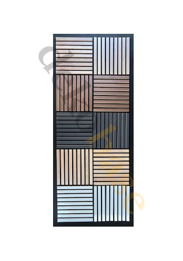 Meşe 40x40cm Yeni Nesil Akustik Ahşap Duvar Paneli