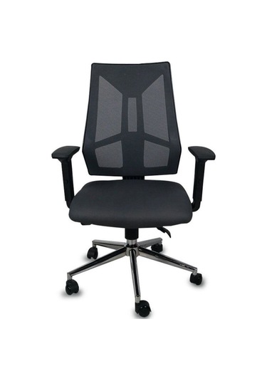 Koltukstilim Londra Fileli Gri Şef Koltuğu Siyah