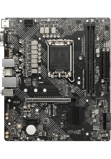 MSI PRO B660M-E DDR4 Intel B660 4600 MHz (OC) DDR4 Soket 1700 mATX Anakart