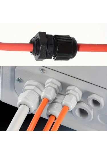 Willowhaven 15 Adet Siyah Pg13.5 Granthead Bağlantı Elemanları Ve Kablo Korumaları