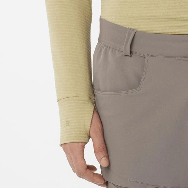 Salomon Wayfarer Warm Pants M Erk Iron// Outdoor Pantolonu Lc2616300 Bej