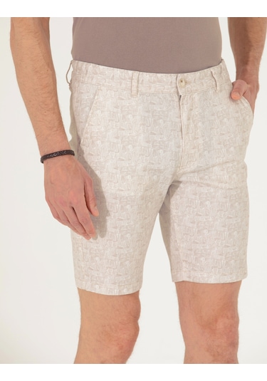 Pierre Cardin Erkek Bej Şort / Bermuda 50264882-vr011 Bej