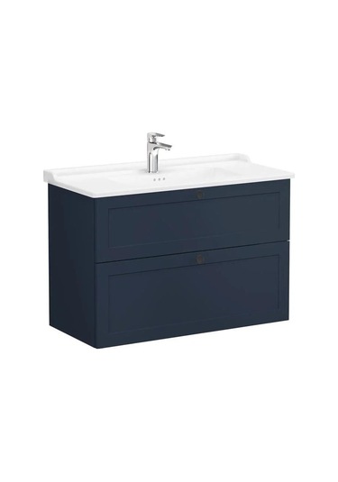 Vitra Root Classic 100 Cm Lacivert Çekmeceli Banyo Dolabı Alt Mod Çok Renkli