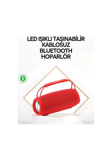 Çevreleyen Sesli Rgb Destekli Kablosuz Taşınabilir Hoparlör