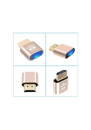 HDMI Plug Yüksek Çözünürlüklü Sanal Monitör Ekran Emülatörü
