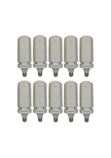 10 Adet Sorti 30w 270w Beyaz Işık E27 Duylu Kalın Duy Led Pervane Ampul