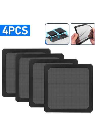 Shunmaii Manyetik Toz Filtresi 8-14cm, Bilgisayar Fanı Ve Güç Kaynağı İçin Toz Geçirmez Örgü Kapakgold Gold