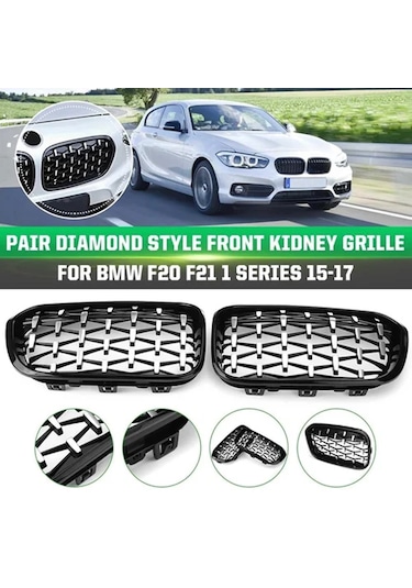 Bmw 1 Serisi F20 Ön Panjur Böbrek Diamond Model Oem 2015-2019