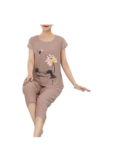 Kraliyet Mavisi Eladies 1 Takım Tişört Pantolon Kısa Kollu Gevşek İki Parçalı Çiçek Hayvan Baskı Orta Yaşlı İçin Pijama Seti Saks Mavisi Kraliyet Mavisi Eladies 1 Takım Tişört Pantolon Kısa Kollu Gevşek İki Parçalı Çiçek Hayvan Baskı Orta Yaşlı İçin Pijama Seti Saks Mavisi