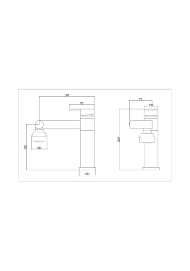 Fleko K11011-c Siyah Akrobat Lavabo Bataryası