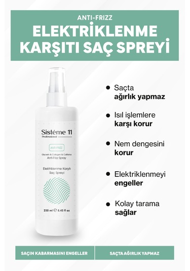 Sisteme 11 Elektriklenme Karşıtı Sprey 250 Ml