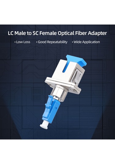 Maiyame Görsel Hata Bulucu Fiber Adaptörü Fiber Optik Konnektör Lc Erkek - Sc Dişi Optik Fiber Ada