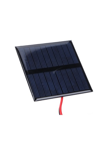 Hangfox 0.7w 5v Polikristal Güneş Paneli - 3.7v-5v Pil Şarjı İçin, Ev Projeleri Ve Bilimsel Çalışmalar İçin Uygun Depolama Fonksiyonu Yok