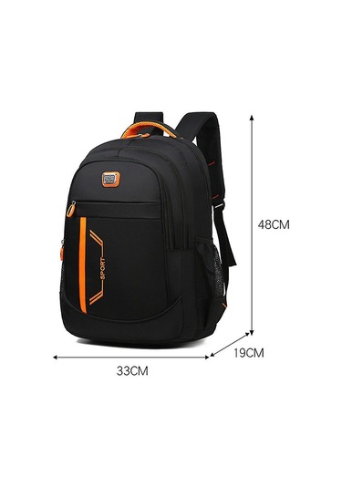 Ganzhoushop Sırt Çantası Kadın Moda Büyük Kapasiteli Okul Çantası Ortaokul Öğrenci Seyahat Sırt Çantası Mavi Çok Renkli