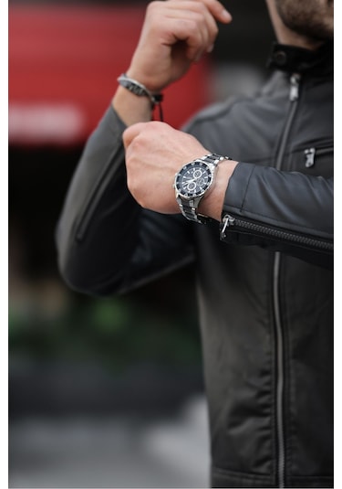 Erkek Yeni Sezon Siyah Dar Kesim Deri Ceket & Mont Siyah