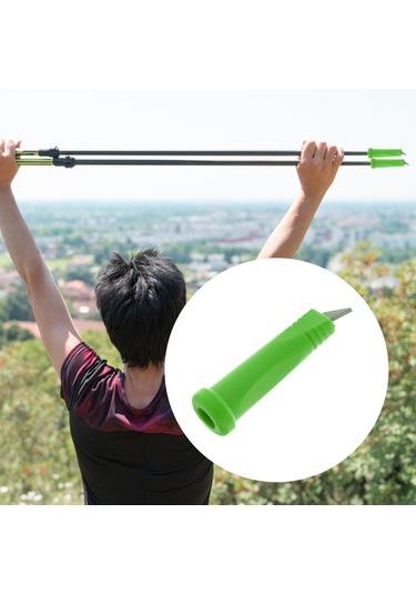 Homyl Yürüyüş Direkleri Yürüyüşü Için Alpenstock Yeşil Yeşil
