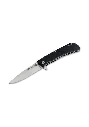 Maserin Sport Knife Spearpoint Slim G10 Black Kamp Çakı Siyah