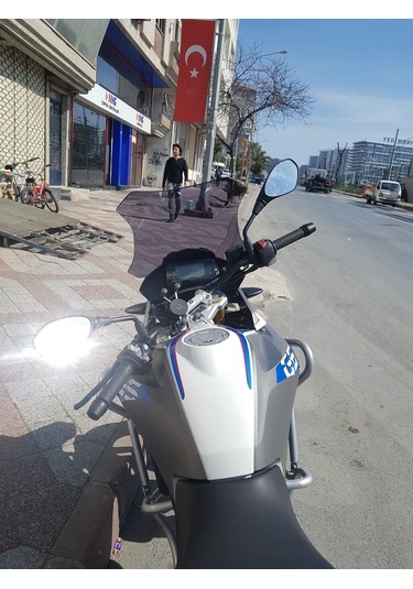 2017-20 Bmw 310Gs Uzun Ön Cam Koyu Füme Zeus 48cm 4mm G310Gs