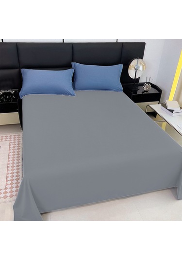 Maiyame Büyük Boy Yumuşak Mikrofiber Yatak Örtüsü - 230x220cm, Multi Renk, Nüfuzlu, Easy Bakım, Konforlu Uyku, Modern Tasarım Gri