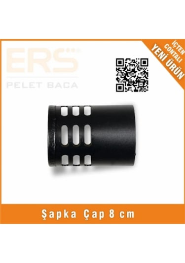 Ers Baca Şapka - Pelet Baca 8 Cm Ø 80 Mm