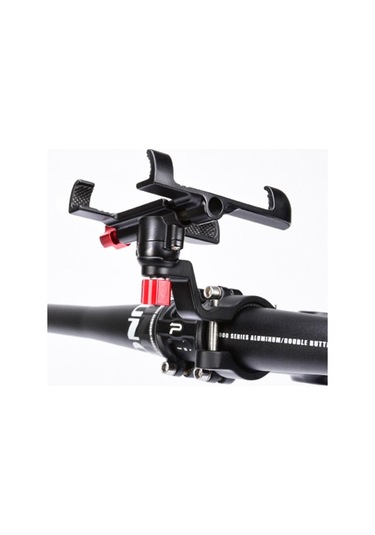 360 Döndür Kartal Pençesi Biyonik Bisiklet Telefon Tutucu Dağı Alüminyum Bisiklet Motosiklet Gidon Cep Telefonu Standı Braketi Siyah Siyah