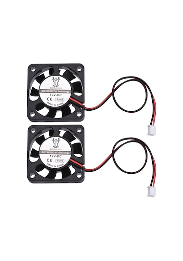 Vkemall Bıgtreetech 3d Yazıcı Soğutma Fanı 40x40x10mm 12v/24v Sessiz Mini Fan - 2 Adet