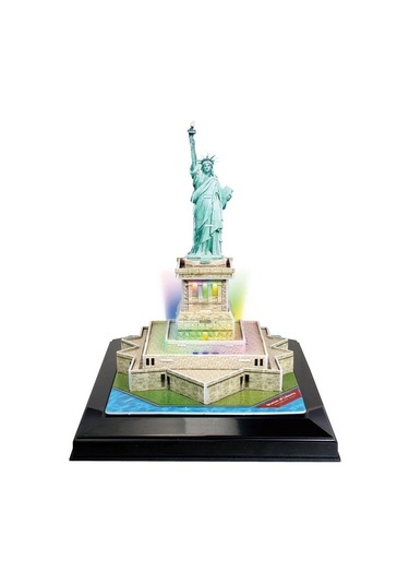 Cubic Fun 3d 37 Parça Puzzle Özgürlük Anıtı - Abd (led işıklı)