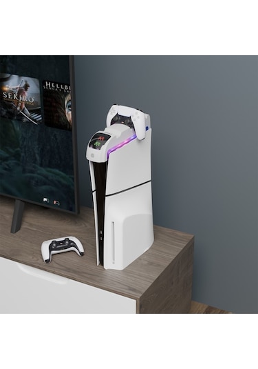 Rampage Rp-ps5 S Rgb Işıklı Kulaklık Standlı Playstation 5 Slim Uyumlu
