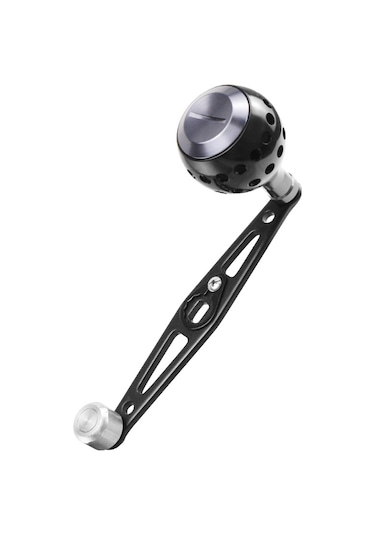 Ranyeek Alüminyum Köprü Balık Makinesi Kolu, Ergonomik Tutuş, 8x5mm Montaj Deligi, D/a Marka Luya Modifikasyonu İçin Uygun, Siyah Siyah