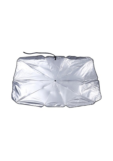 Youtek Araç Güneşlik Şemsiyesi - Uv Koruma, Isı Yalıtımı, 4 Yan Ağ Fileli, Taşıma Kılıfı İçeren Pratik Çözüm