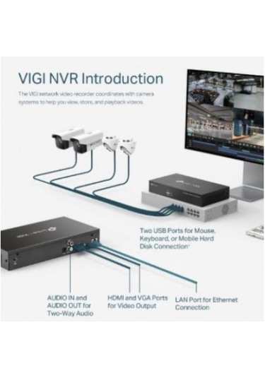 Tp-Lınk Vıgı Nvr1016H 16 Kanal Kayıt Cihazı