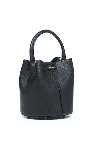 Omuz Çantası Kadın Loana S Piumelli Milano Bag D28 Black Siyah