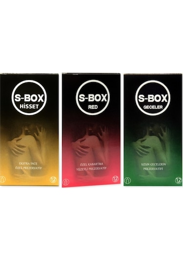 S-Box Karma Paket Prezervatif 36'lı