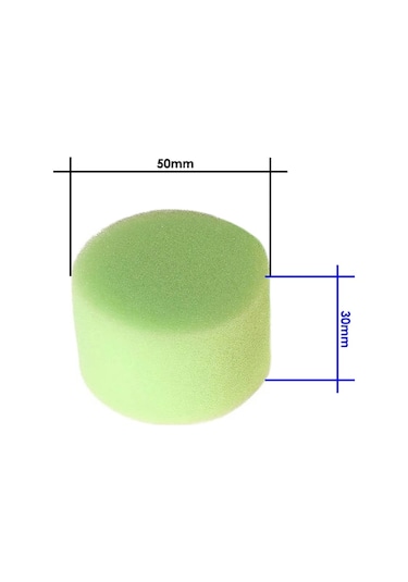 Dremel için Cırtlı Polisaj Süngeri çap 50mm -nihai İşlem Öncesi