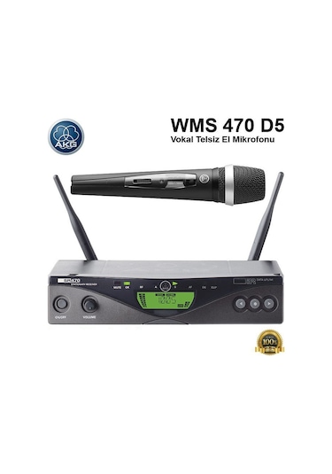 Akg Wms 470 Vocal Set D5 El Tipi Telsiz Mikrofon