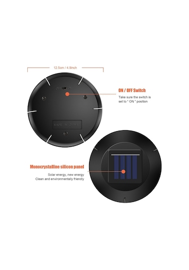 Güneş Enerjili Rüzgar Zilli Renkli Led Bahçe Dekor Lambası