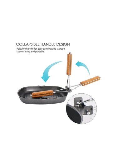 Geeksen Açık Hava Izgara Tavası Küçük Çok Renkli