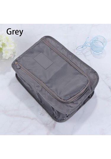 Moda Düzenleme Kutusu Su Geçirmez Seyahat Ambalaj Düzenleyici Çanta Ayakkabı Saklama Çantası Ev Yaşam Gri