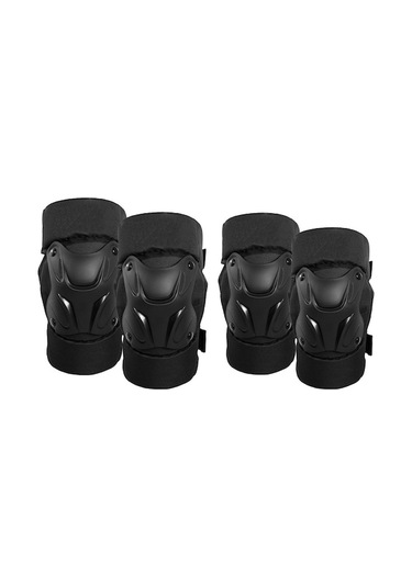 Skycıty Motosiklet & Bisiklet Diz/dirsek Koruma Pedleri - Yetişkin & Çocuk İçin Çok Renkli - Standart Çok Renkli