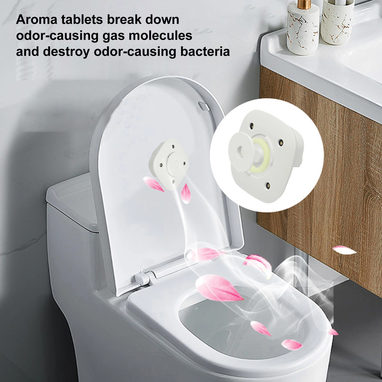 Youtek Evcil Uvc Ultraviyole Wc Sterilizasyon Lambası, Usb Şarjlı, Taşınabilir Mikro Boyut, Ekstra Aroma Tabletli Antibakteriyel Cihaz 1 Set Beyaz