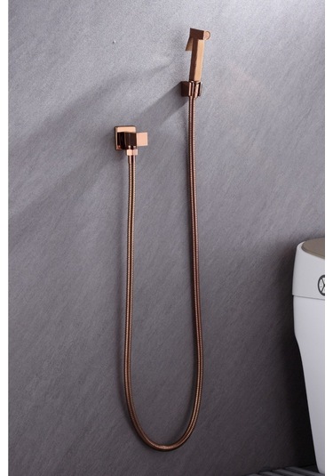 İsaoğlu Yapı Bakır Taharat Musluğu Seti Bronz Taharetmatik Takımi Tazzik Ayarlı Komple Set Bakır