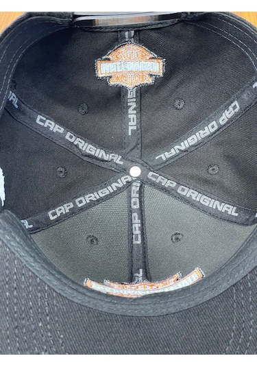Hamze Harley Davidson Cycles Hip Hop Snapback Rapper Şapka Cap Siyah