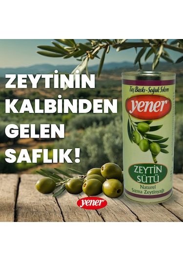 Yener Zeytin Sütü 1 Lt Yeni Mahsül 2025-2026