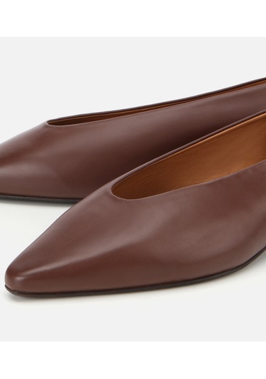 Hotiç Kadın Deri Bordo Sivri Burunlu Babet 01ayh312460a410 01ayh312460a410 Bordo