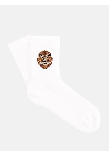 Gsstore X Reflect Studio Aslan Çorap U251269 Beyaz