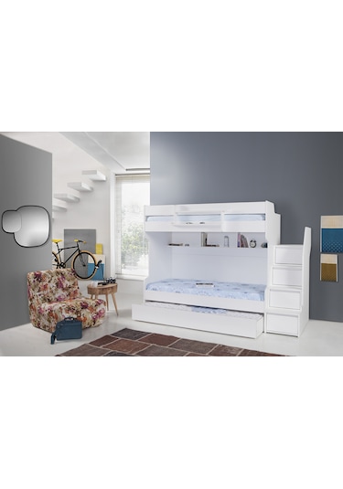 Setaymobilya Ranza, Merdiven Şifoyerli Ranza, 3 Lü Ranza, Cesur Beyaz Ranza.