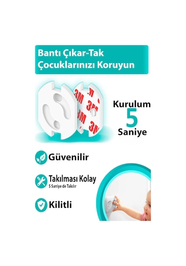Priz Çocuk/bebek Koruma Kapağı Kaliteli