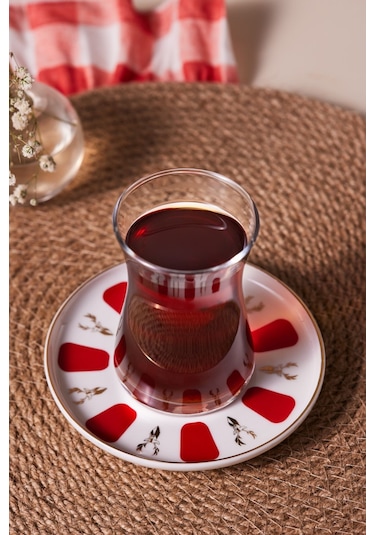 Karaca Bergamot Porselen Tekli Çay Tabağı 12 Cm V2