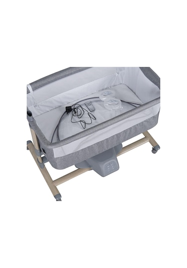 Prego Carmela Elektrikli Anne Yanı Beşik - Gri