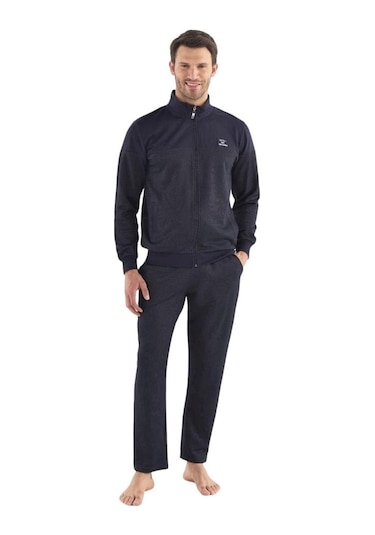 Mod Collection Boydan Fermuarlı Kışlık Erkek Eşofman Takım 001
